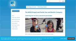 Desktop Screenshot of pge.need.org